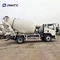 New HOWO Mini Concrete Mixer Truck With White Color 4X2 4cbm 6 Wheels High Quality