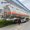 Used 3 Axles 45000 Liters Fuel Tanker Truck Trailer Carbon Steel / Aluminum