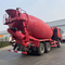 10 Wheels SINOTRUK HOWO Concrete Mixing Truck 6x4 Red
