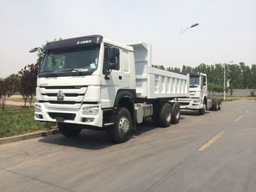 Loading Capacity 25 Ton Dump Truck 336HP Construction Use With Heavy Duty Axles