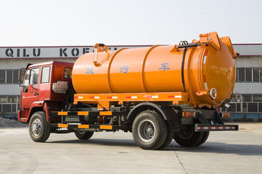 Sewage Waste Disposal Truck With High Pressure Washing And Suction Combination