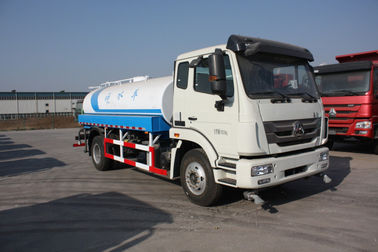 6 Wheels Water Tank Truck 10 Cbm Capacity Euro II Engine For Cleaning