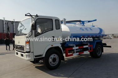 HOWO Light Sewer Vacuum Truck 6 Wheels 10 Tons Loading 116hp Model SHMC5107GXW