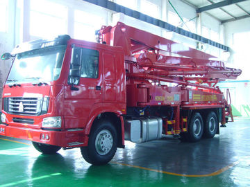 125M3 / H 21m Concrete Pump Truck With With Big Bearing Capacity And Small Swing