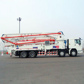 Sinotruk HOWO Concrete Pump Truck With 21m Flexible And Efficient Telescopic Boom