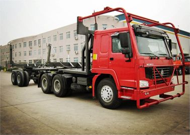 Right Hand Driving 6*6 400l Log Carrier Truck Sinotruk Howo Brand With Any Color