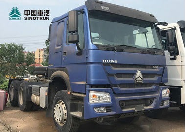 6 X 4 10 Wheels Prime Mover Truck Euro2 420hp Heavy Duty Tractor Head