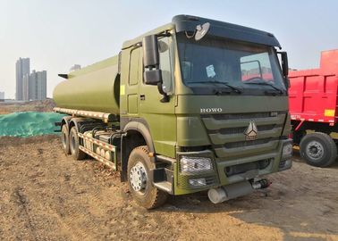 15CBM Fuel Oil Tanker Truck 336HP For Army Use , Fuel Oil Delivery Trucks