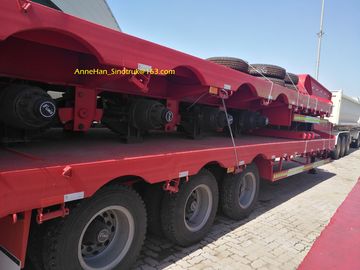 3 Axles Double Function Container Semi Trailer , Utility Semi Trailers Heavy Duty Semi Trailers