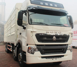 SINOTRUK SWZ 6X4 Heavy Cargo Truck Steel Red White Black Color Diesel Fuel Type