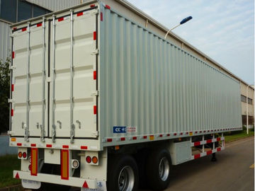 2 Axles Heavy Duty Semi Trailers Semi Van Trailer 13000kg Loading Capacity
