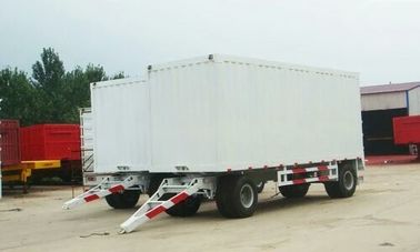 ISO Passed 2 Axles Semi Trailer Tow Dolly Trailer Two Or Four Wheels High Pull Strength