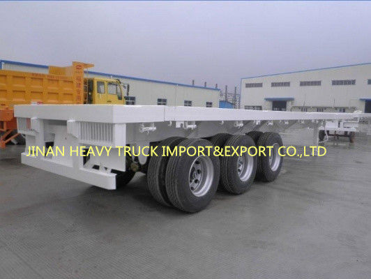 12m Custom Heavy Duty Semi Trailers Container Flatbed Car Carrier