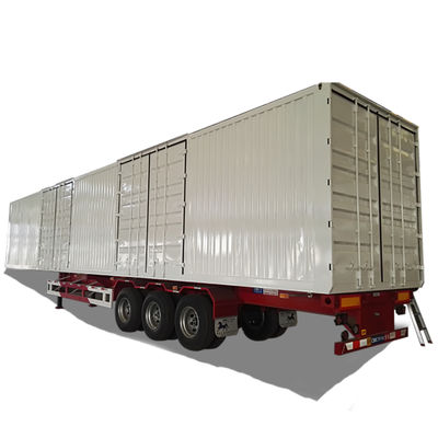 3 Axles 12 weheels container 50 tons heavy duty Van Semi Trailer