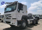 371HP Sinotruk Howo 6x4 25 Tons Diesel Tractor Truck With Trailer Head