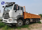 Sinotruk 8x4 Hohan Flat Back Trucks 31tons Lhd With Lifting Axle