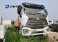 Sinotruk 8x4 Hohan Flat Back Trucks 31tons Lhd With Lifting Axle