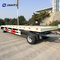 2 Axle Steel Low Bed Full Trailer For 40&quot; Container High Quality Choice
