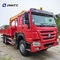 HOWO Traight Arm Crane Truck 6X4 10 Wheels 340hp 10 Ton Cargo Truck With Crane