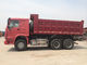 336HP 18M3 Heavy Duty Dump Truck Howo Tipper Truck  With T Type Lifting Cylinder