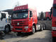 10 Wheels HOWO Tractor Head Trucks 6x4 With HW79 High Roof Cab And GVW 25 Tons