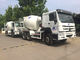 White Sinotruk Howo7 8M3 10M3 Concrete Mixer Truck With ARK Pto And Pump