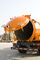 266 Hp Horsepower Sewage Suction Truck With U Sectional External Stiffening Rings