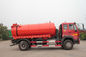 EURO II 6m3 290hp Howo Sewage Suction Truck Removal Truck Pump Speed 500r / Min Long Life
