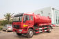 4x2 Sinotruk Howo7 Sewage Suction Truck 10M3 Tank Capacity In Red Color