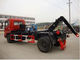 4X2  HOWO Hook Lift Lorry / Waste Management Trucks Small Garbage Transfer Station
