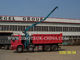 HOWO 12 Wheeler Dump Truck Mounted Hydraulic Crane Height 14.5m For Industry