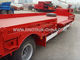 3 Axles 80 Tons 17m Hydraulic Flatbed Trailer 12 Wheels Loading Construction