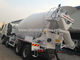 266-371hp Euro2 Euro3 HOWO A7 Truck Concrete Mixer 8x4 10cbm In Red White Color
