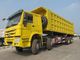 Yellow 371hp 20M3 RHD Sinotruk Howo 6x4 Dump Truck For 40-50 Tons Load