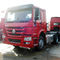 Red SINOTRUK HOWO Tow/Prime Tractor Truck RHD 10 Wheels 371 HP ZZ4257S3241W