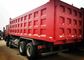 8×4 371HP Heavy Duty Dump Truck 32 Tons Load 30CBM Dump Box White Red Yellow Color