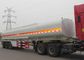 3 Axles Fuel oil Semi Trailer Truck Tri - Axle Tank Capacity 40 - 60 CBM
