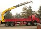 SINOTRUK HOWO Truck Mounted Crane / Truck Mounted Jib Crane For Construction