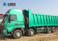 Euro 4 420HP High Roof Cab HOWO A7 Dump Truck With Double Bunker For Phillipine