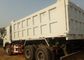 A7 Sinotruk Howo White Heavy Duty Dump Truck Ten Wheels 6 X 4 18M3 40 T