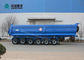 High Strength Steel CIMC Semi Truck And Trailer 6 Axles 120 Tons In Blue