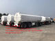 3 Axles 12 Wheels White Color Heavy Duty Semi Trailers 45000L Oil Tank Trailer