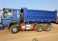 Sinotruk 6x4 371 Horse Power Heavy Dump Truck 25 Tons Blue Color Long Life