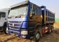Sinotruk 6x4 371 Horse Power Heavy Dump Truck 25 Tons Blue Color Long Life