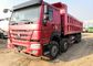HOWO Heavy Duty 6x4 Dump Truck Equipment with 371hp Red Color International Dump Truck