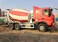 HOWO Heavy Duty Cement Mixer Truck 10 Wheels Euro IV Standard CCC / ISO