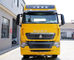 Yellow Color Sinotruk 4x2 Howo Tractor Truck 290hp Euro II Emission Standard