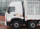 50T Capacity 450hp SINOTRUK HOWO A7 8x4 Box Stake Truck / Cargo Lorry Truck