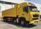 420HP 8X4 29CBM T7H Sinotruk Howo Dump Truck Yellow