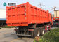 Orange 6x4 371hp 20M3 Heavy Duty Dump Truck With 10 Tyres